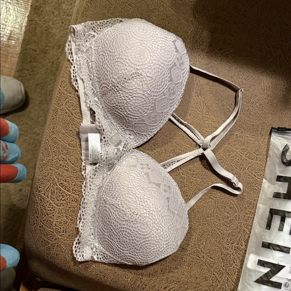 Secret Possessions Lace Bra in Soft White